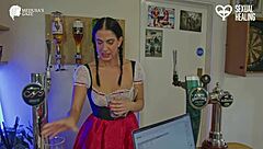 Wanna see barmaid's pussy get licked fingered and fucked by doctor gaze rose kink?