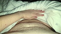 chubby amateur wakes up flashing curvy ass closeup