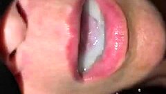 Sabrinafoxy Colombiana Deepthroats Swallows Fan Cum