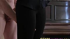 CFNM Babe Jerks Small Cock Fetish Style