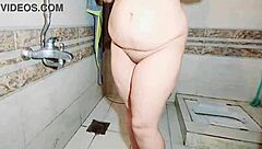 muslim bbw wife naked bath big ass pussy boobs