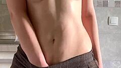 cute petite teen rips clothes fingers shaved pussy orgasms