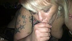 bbw fat slut swallows every drop teasingly
