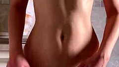 cute petite teen rips clothes fingers shaved pussy orgasms