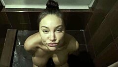 WET SLUT Monika Fox Gulps Golden Shower Cum Mouthful 2023