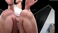 極品 asian babe model dances so sexy from this hot angle!
