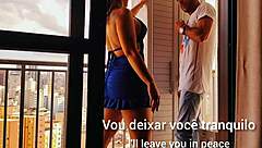 boss tricked me into pounding her ass on balcony thrill