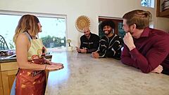 Taboo Bisexual Orgy Breeding with Chloe Kreams and Crew