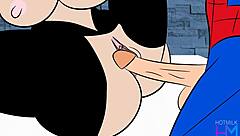 Porn Parody: Cat's Vajayjay Meets Spider's Wild Play