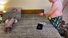 Carmen's old dark metal foreplay and toy play