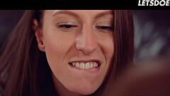 18yo Lesbian Squirts First Time from Intense Pussy Licking Orgasm