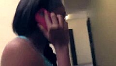 Hot Ebony Chick SUCKS Big Cock Glory Hole Frenzy!