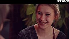 18yo Lesbian Squirts First Time from Intense Pussy Licking Orgasm