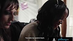 goth lana small and big tits august skye summon milf penny barber for lesbian threesome fingering