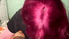 emo slut deepthroats bbc craving sloppy cumshot facial 💦