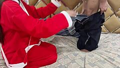 i love watching this hot desi indian couple enjoy intimate christmas day sex