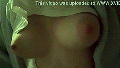 Italian milf Artemisia Love bounces huge tits in hot close-up solo nipple tease session!