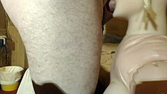 Long intense fuck session with new realistic sex doll Nadia