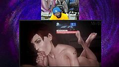 juri han blows then rides cowgirl on tight pussy fighters!
