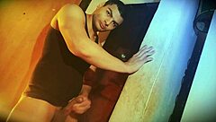 Muscular Beast's Monster Cock Strains