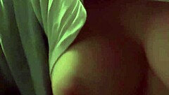 Italian milf Artemisia Love bounces huge tits in hot close-up solo nipple tease session!