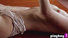 Petite blonde teen striptease explosion!