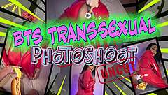 Transsexual Latex Photoshoot Turns into Kinky BDSM Submission!