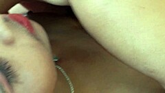 Sexy Ebony Teen Sucks Dick Then Doggy Fucks!
