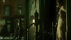 Police Captain Doggystyles Blonde Investigator In Alley