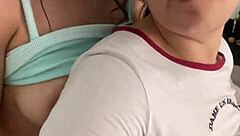 Lesbian Surprise on Neighbors Phone Intense Sex