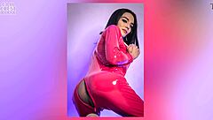 Transsexual Latex Photoshoot Turns into Kinky BDSM Submission!