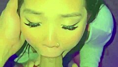 back room crazy hot sloppy blowjob and fucking slutty asian pov missionary