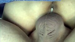 Wife takes huge cock while husband watches her moan