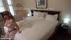 bdsm colombian milf milks black creampie in intense breeding session