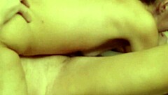 Flat chested cougar wife delivers handjob and blowjob