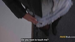 Horny babe begs for rough public pussy fucking now