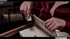 Asian babe Emiri Momota futa fucked publicly by Layla Scarlett in cum fest!