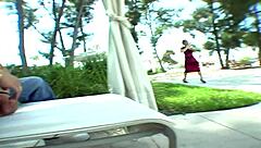 Genie craves huge amateur meat handjob