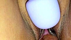 sexy latina milf wife tight pussy creampie closeup