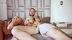 hey, sharing the bed with my stepbro turned into sucking his cock all night