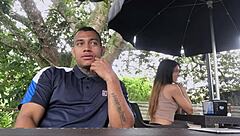 stranger seduces me in restaurant deepthroats fully at home