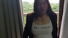 Chubby Pinay Screams Rough Pussy Pounding in Room