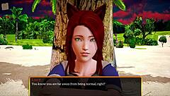 my new family game with big redhead tits