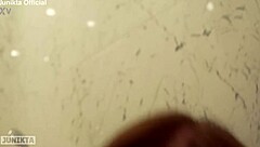 muscular milf girlfriend fucked hard in bathroom before leaving again