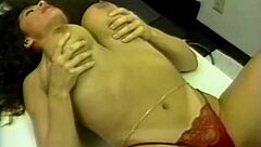 retro milf squirts huge from classic pussy pounding