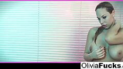 Olivia Austin Teases Wet Pussy Shower
