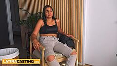 Nerdy Latina Teen With Glasses Ignites Wild Hardcore Casting Fuck