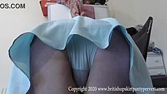 English Wife Shows Tits for Rent Cash
