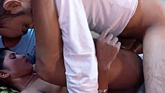 Village bikini teen gets 3some pounded by horny neighbor boys in raw frenzy