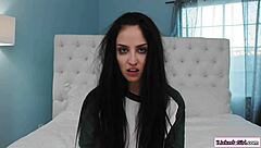 Busty Brunette Bunny Films Girlfriend Pussy Eating